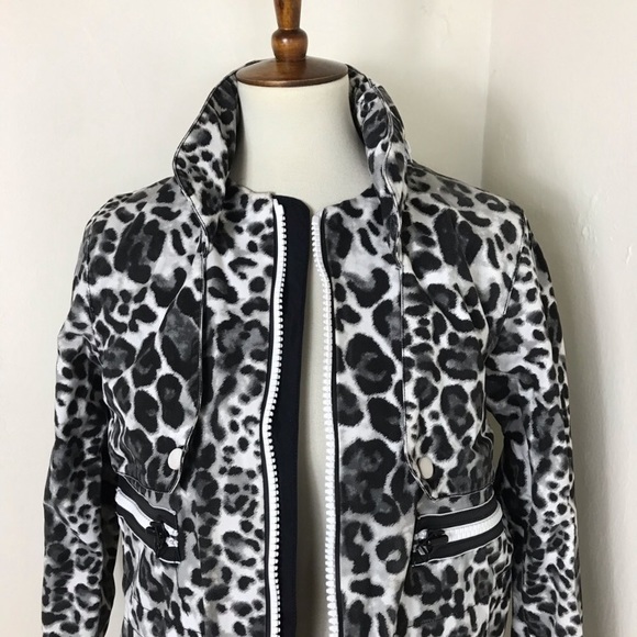 Sandro leopard print parka jacket - Picture 4 of 10